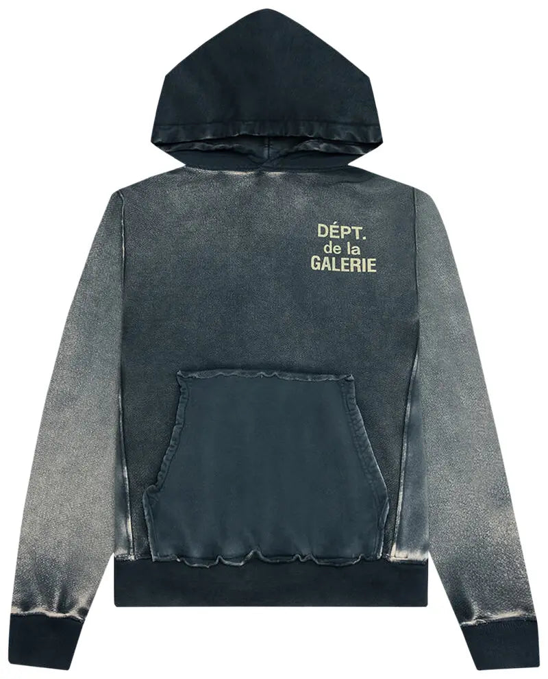 Gallery Dept Reversible French Logo Hoodie Navy