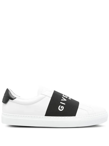 Givenchy White Sneaker With Black Logo Strap