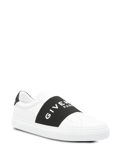Givenchy White Sneaker With Black Logo Strap