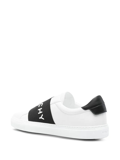 Givenchy White Sneaker With Black Logo Strap