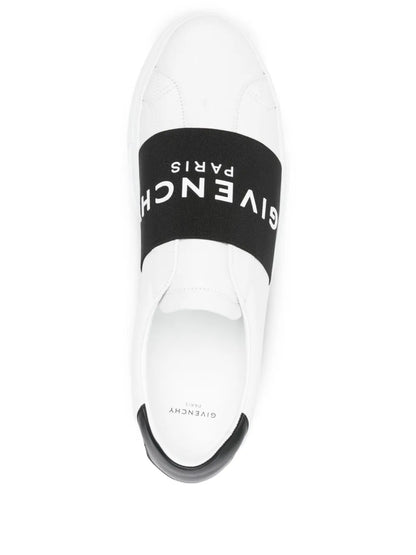 Givenchy White Sneaker With Black Logo Strap