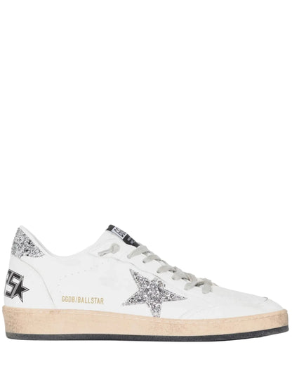 Golden Goose Ball-Star Nappa Upper and Spur Glitter Star and Heel