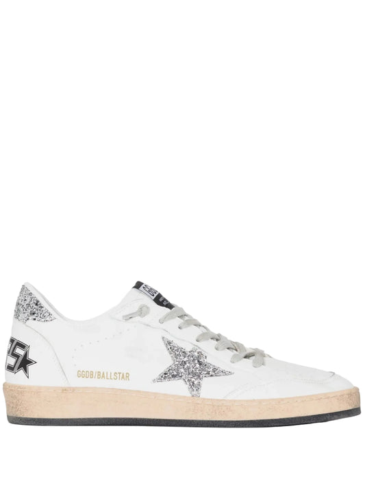 Golden Goose Ball-Star Nappa Upper and Spur Glitter Star and Heel