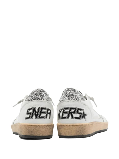 Golden Goose Ball-Star Nappa Upper and Spur Glitter Star and Heel