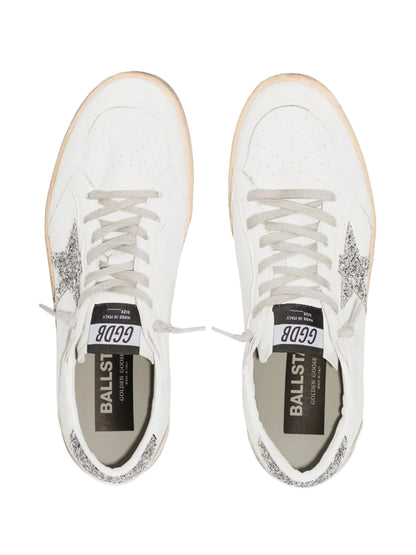 Golden Goose Ball-Star Nappa Upper and Spur Glitter Star and Heel