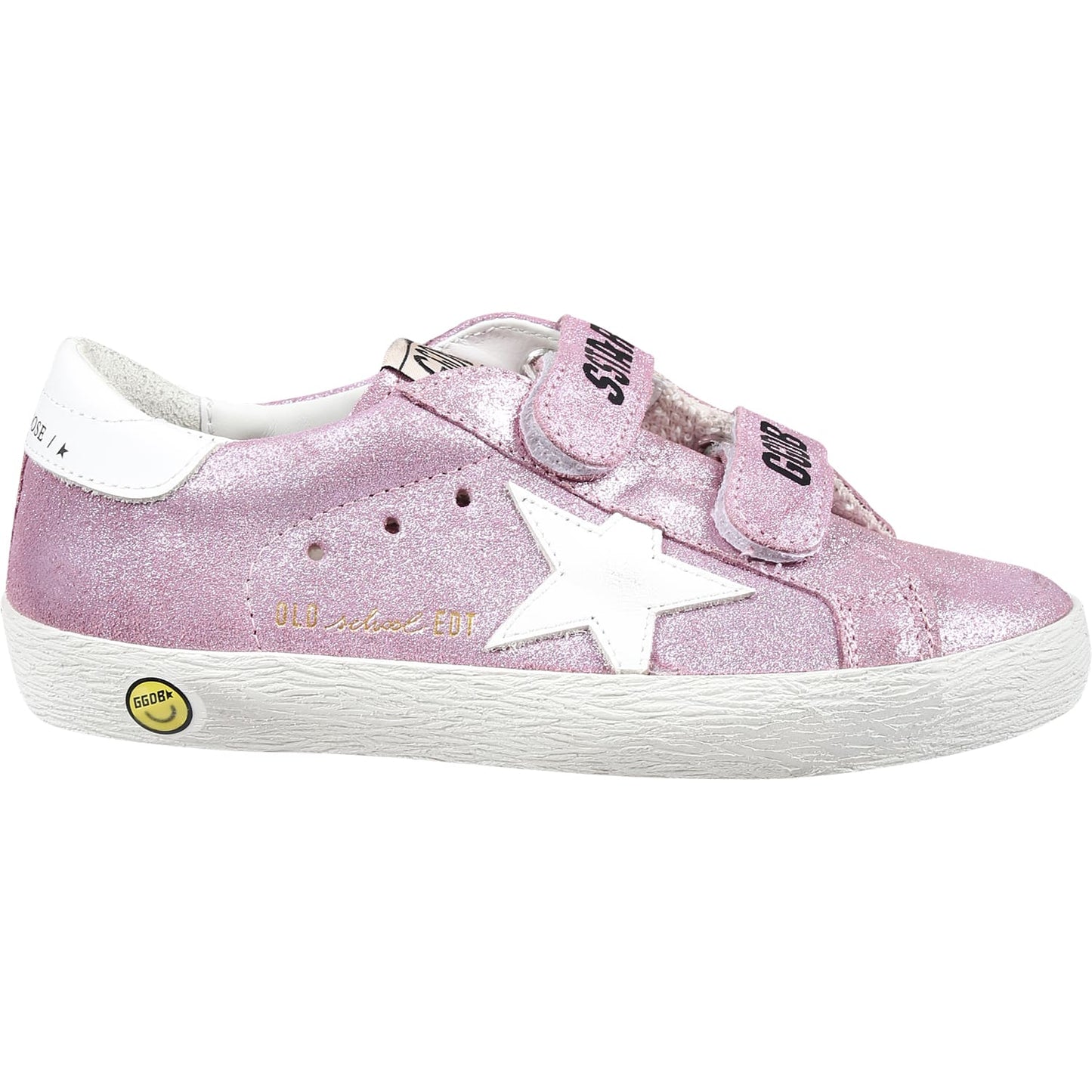 Golden Goose Star Ggdb Purple Velcro