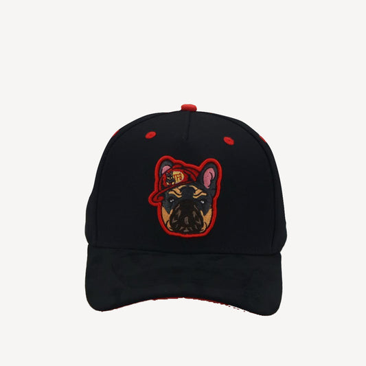 Frenchie Brand Gorra El Del Frenchie All Black Red Bottom