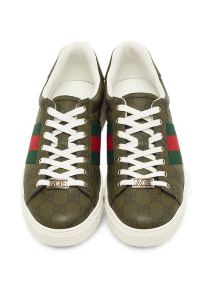 Gucci Ace Low Top GG Olive