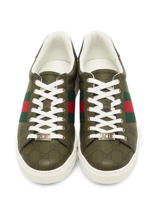 Gucci Ace Low Top GG Olive