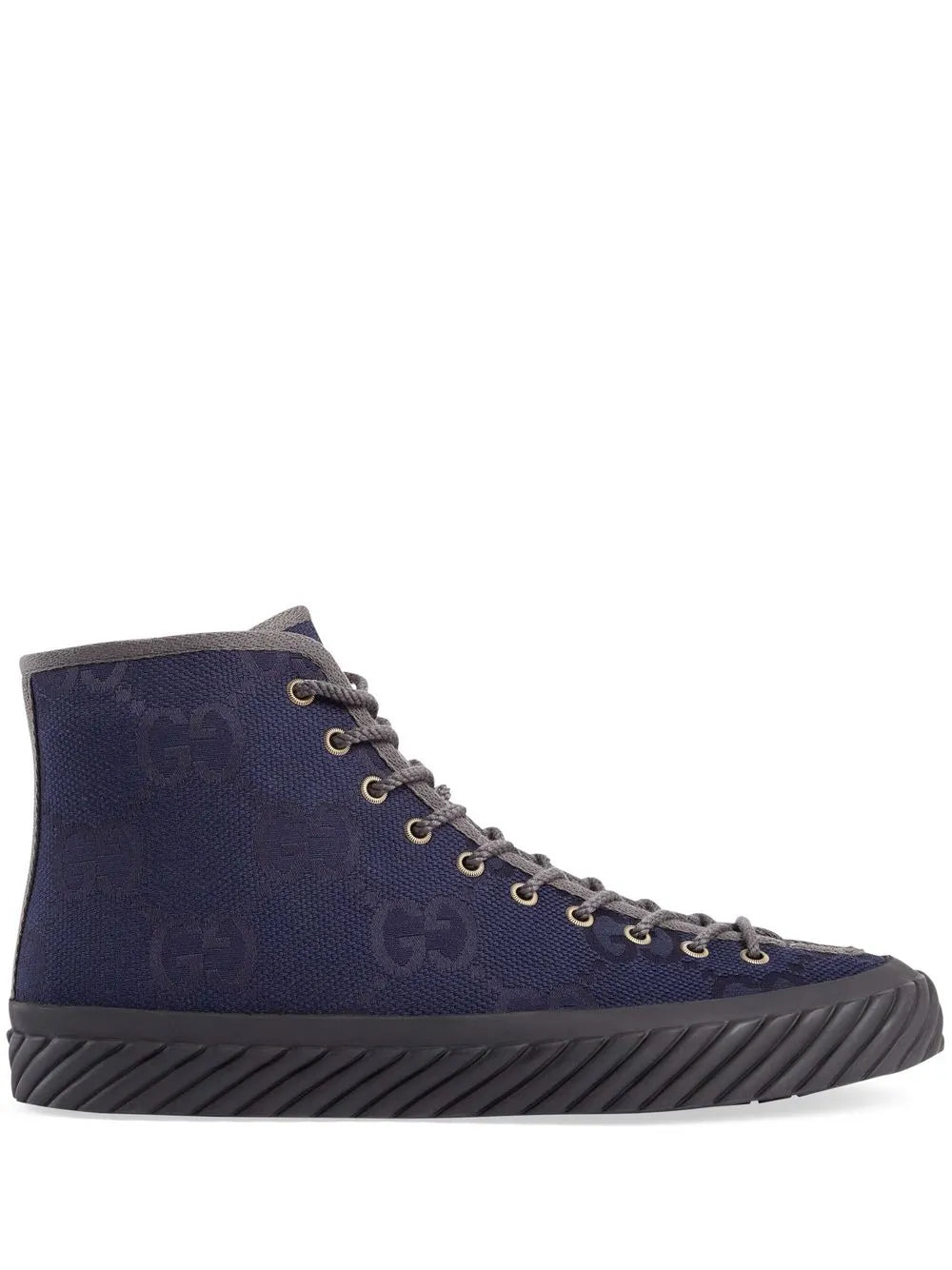Gucci Gg High Top Navy