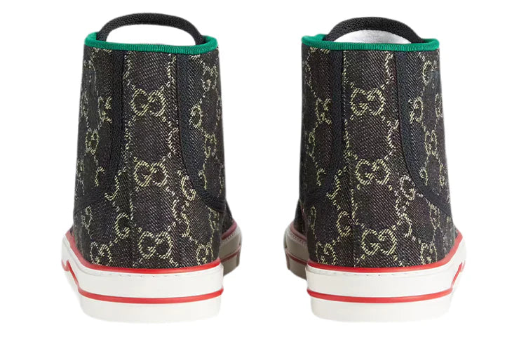 Gucci Tennis 1977 High Top Black Mini Gg