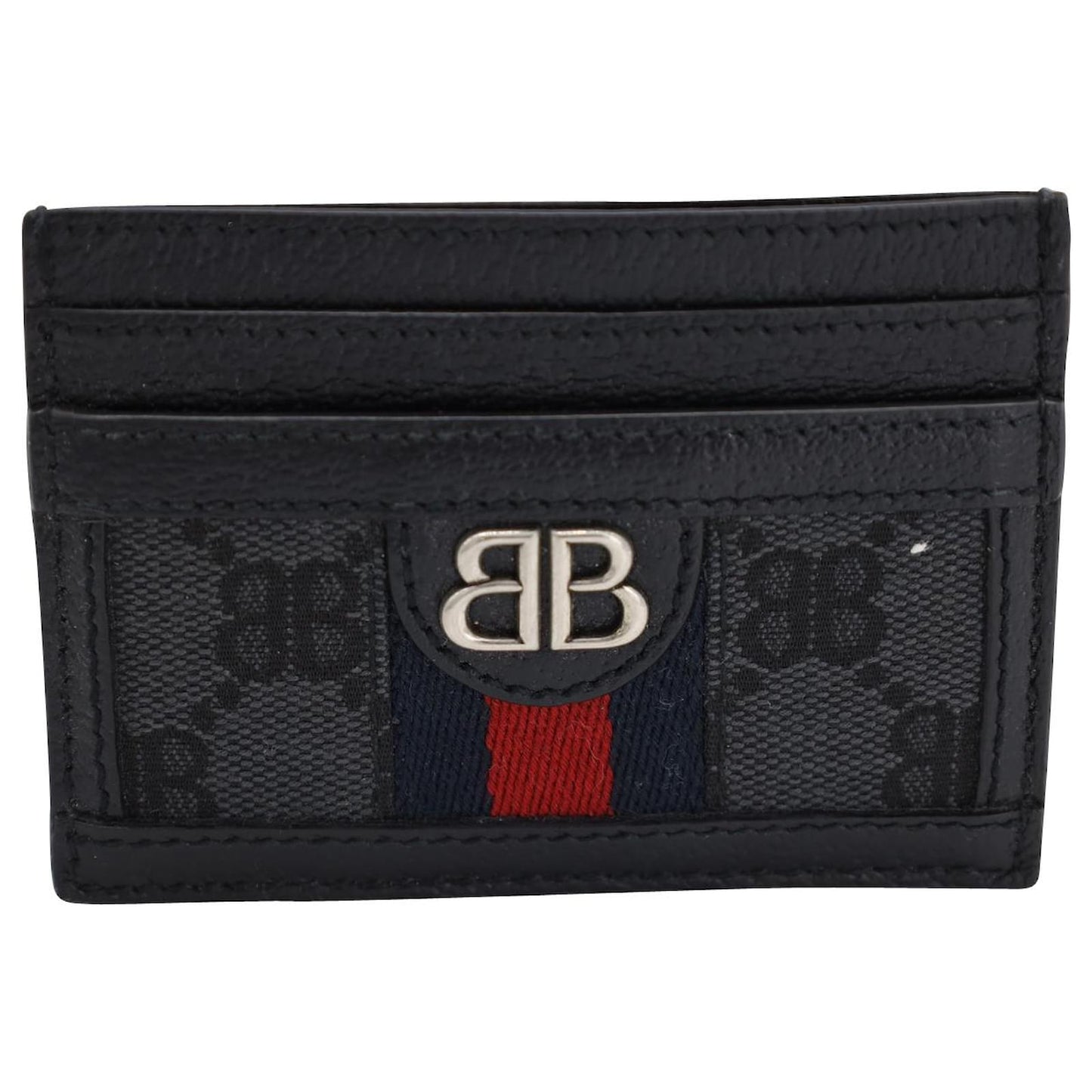 Balenciaga Gucci X The Hacker Project Card Case Black