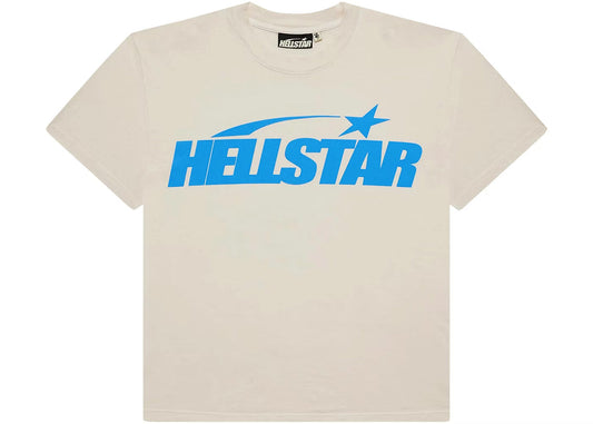 Hellstar Classic T-Shirt (Regular Print) White/Blue