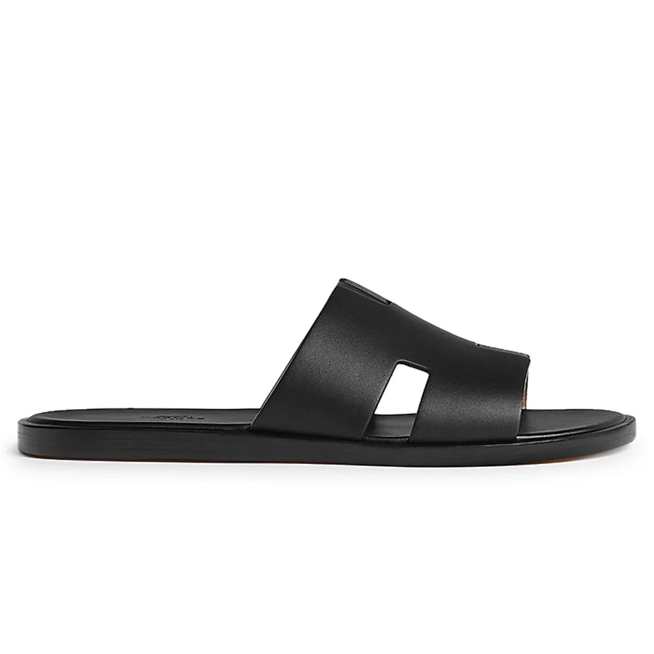 Hermes Izmir Black Sandals