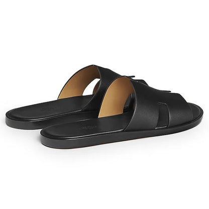 Hermes Izmir Black Sandals