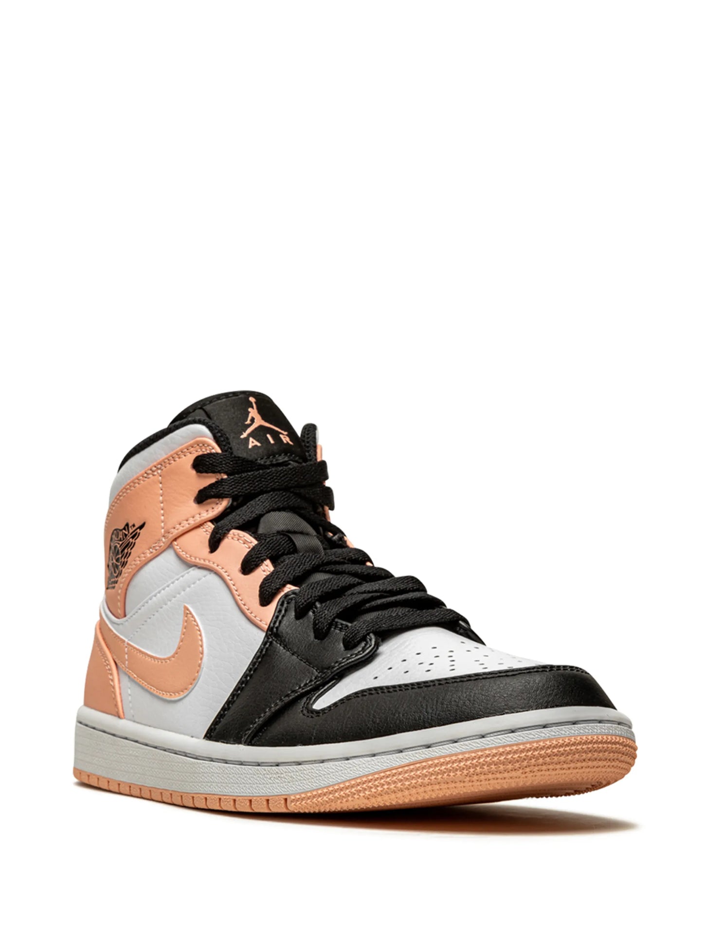 Jordan 1 Mid Arctic Orange Black Toe