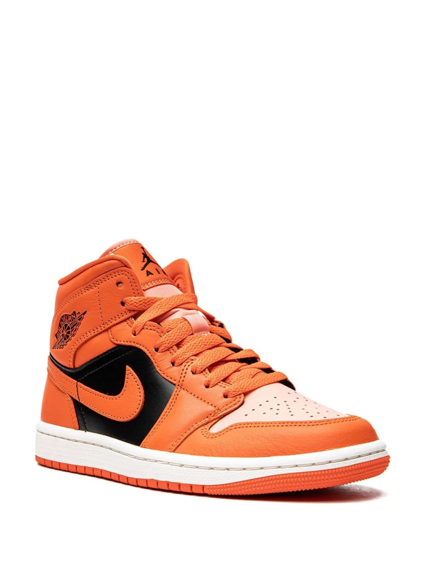 Jordan 1 Mid SE Rush Orange Crimson Bliss (Women's)