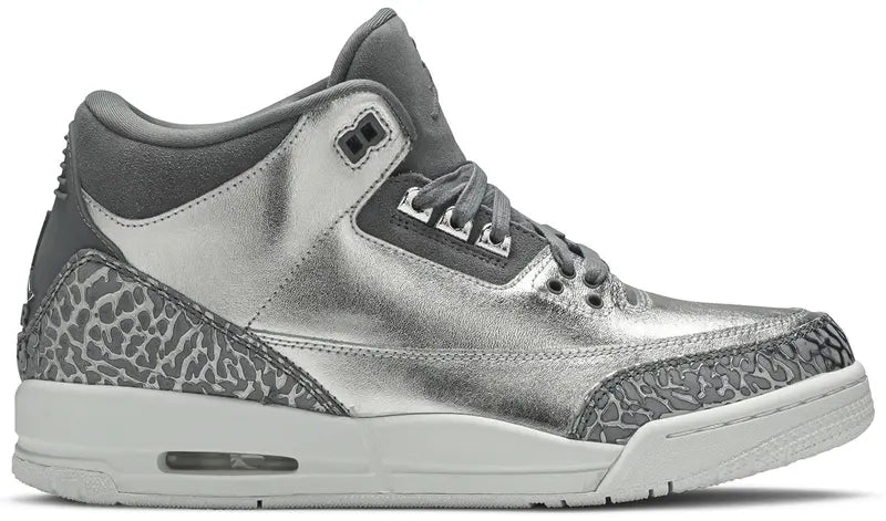 Jordan 3 Retro Premium Heiress Metallic Silver (GS)