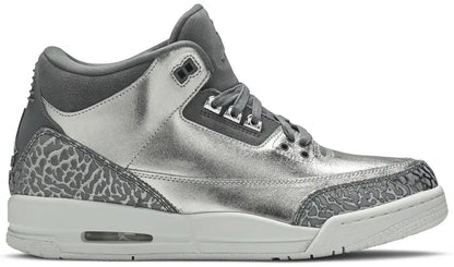 Jordan 3 Retro Premium Heiress Metallic Silver (GS)