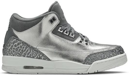 Jordan 3 Retro Premium Heiress Metallic Silver (GS)