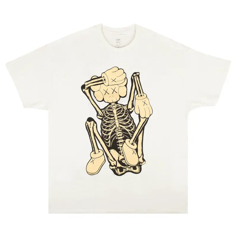 KAWS Skeleton New Fiction T-Shirt Bone