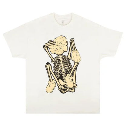 KAWS Skeleton New Fiction T-Shirt Bone