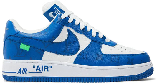 Louis Vuitton Nike Air Force 1 Low By Virgil Abloh White Royal