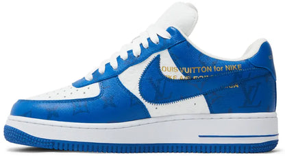 Louis Vuitton Nike Air Force 1 Low By Virgil Abloh White Royal