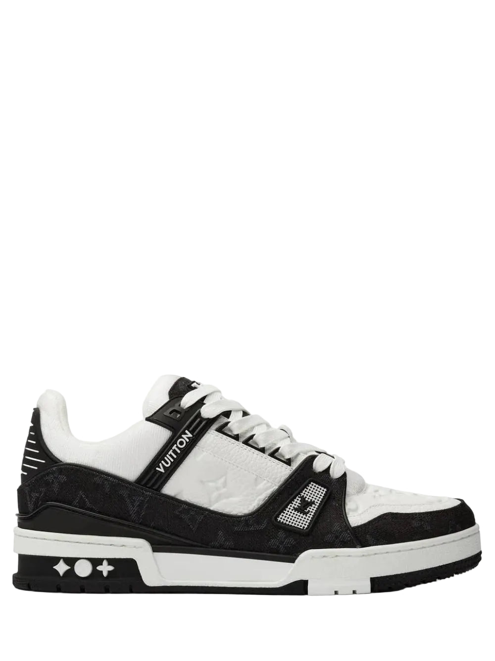 Louis Vuitton Trainer Black Monogram Denim