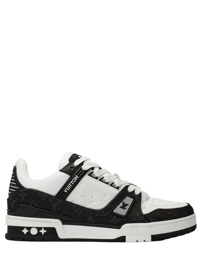 Louis Vuitton Trainer Black Monogram Denim