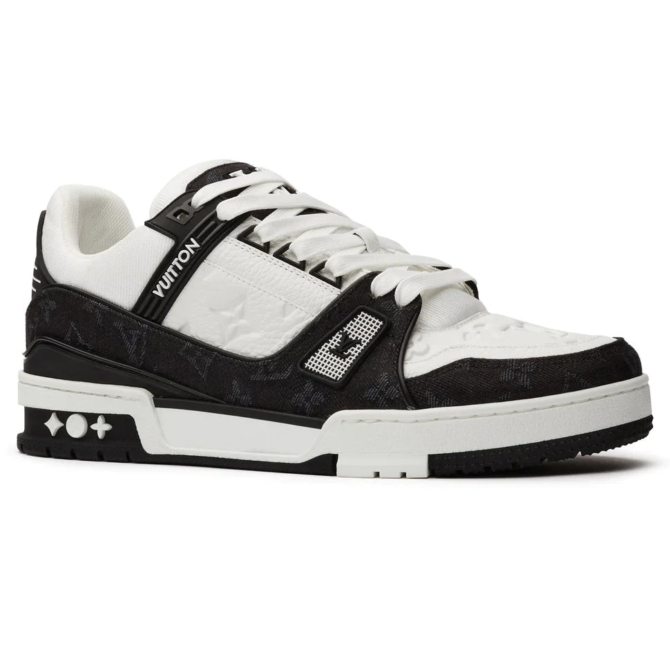 Louis Vuitton Trainer Black Monogram Denim
