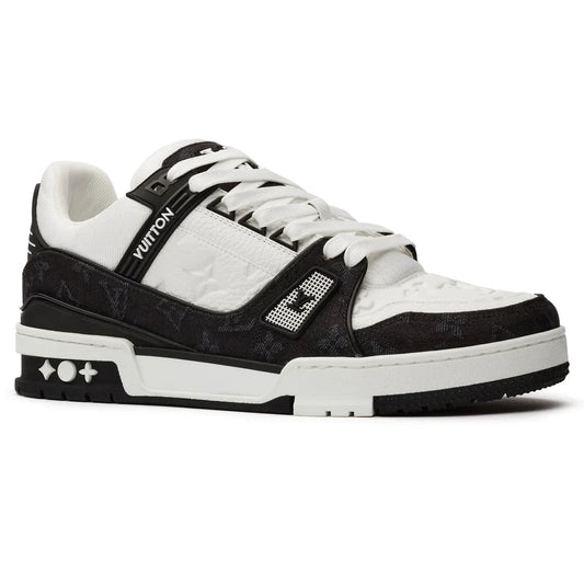 Louis Vuitton Trainer Black Monogram Denim