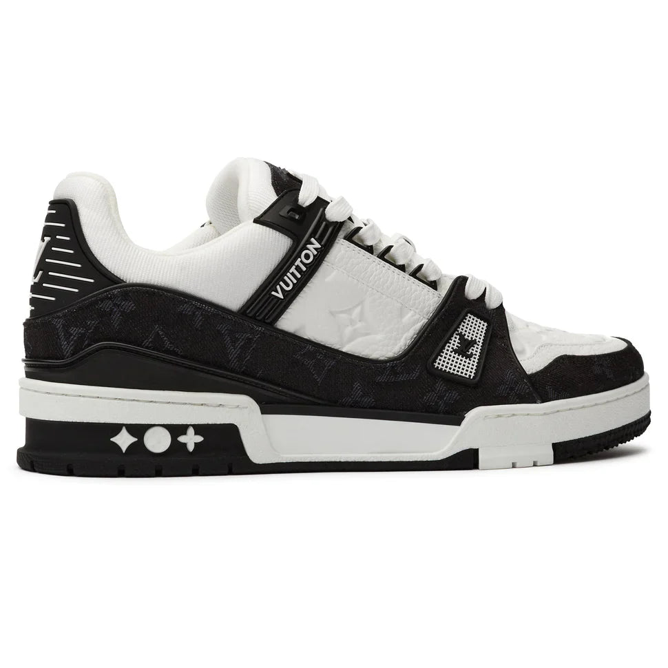 Louis Vuitton Trainer Black Monogram Denim