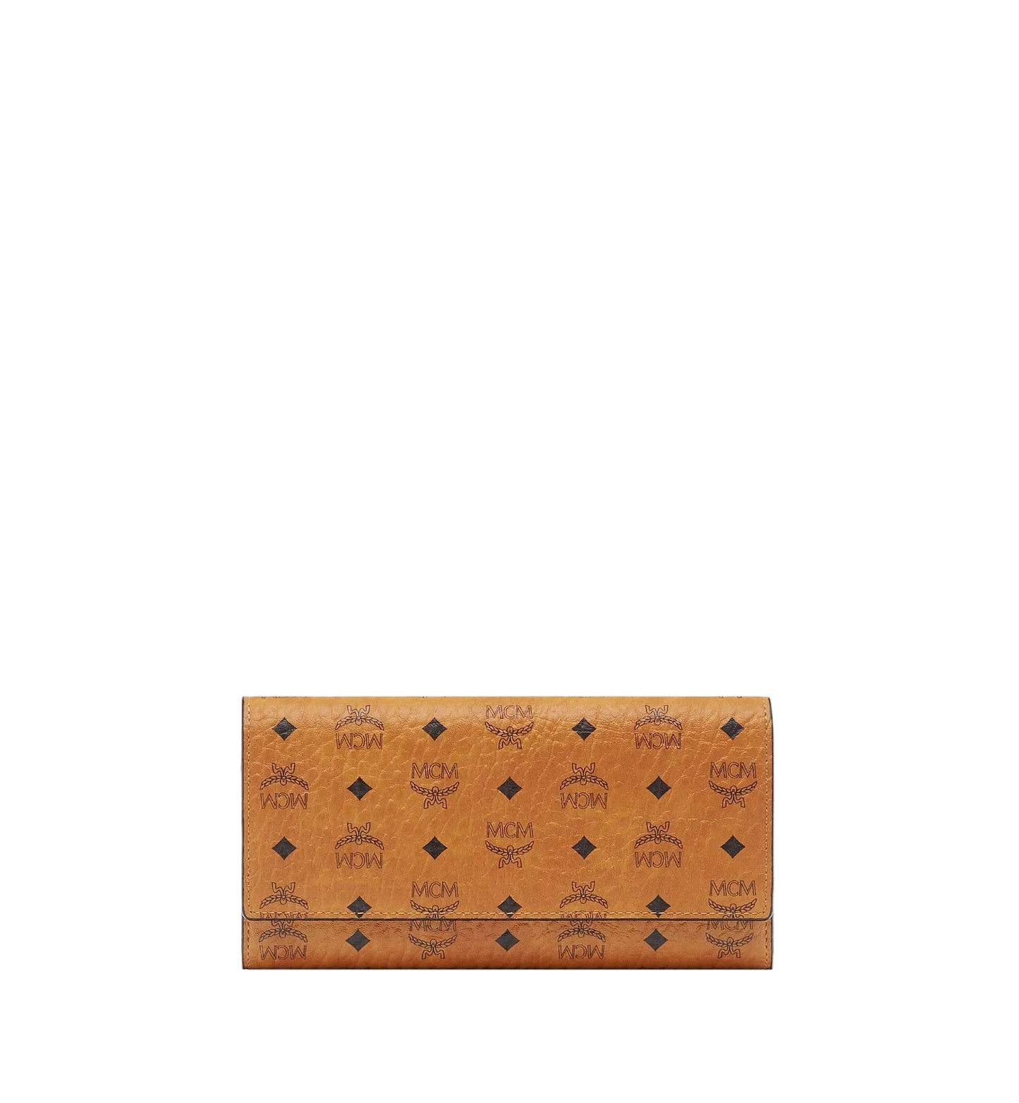 MCM Large Trifold Wallet Brown