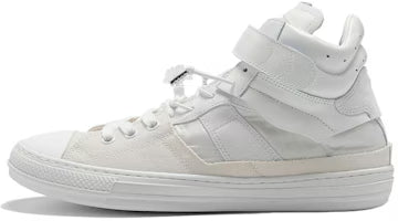 Maison Margiela Evolution Leather Canvas White High Top