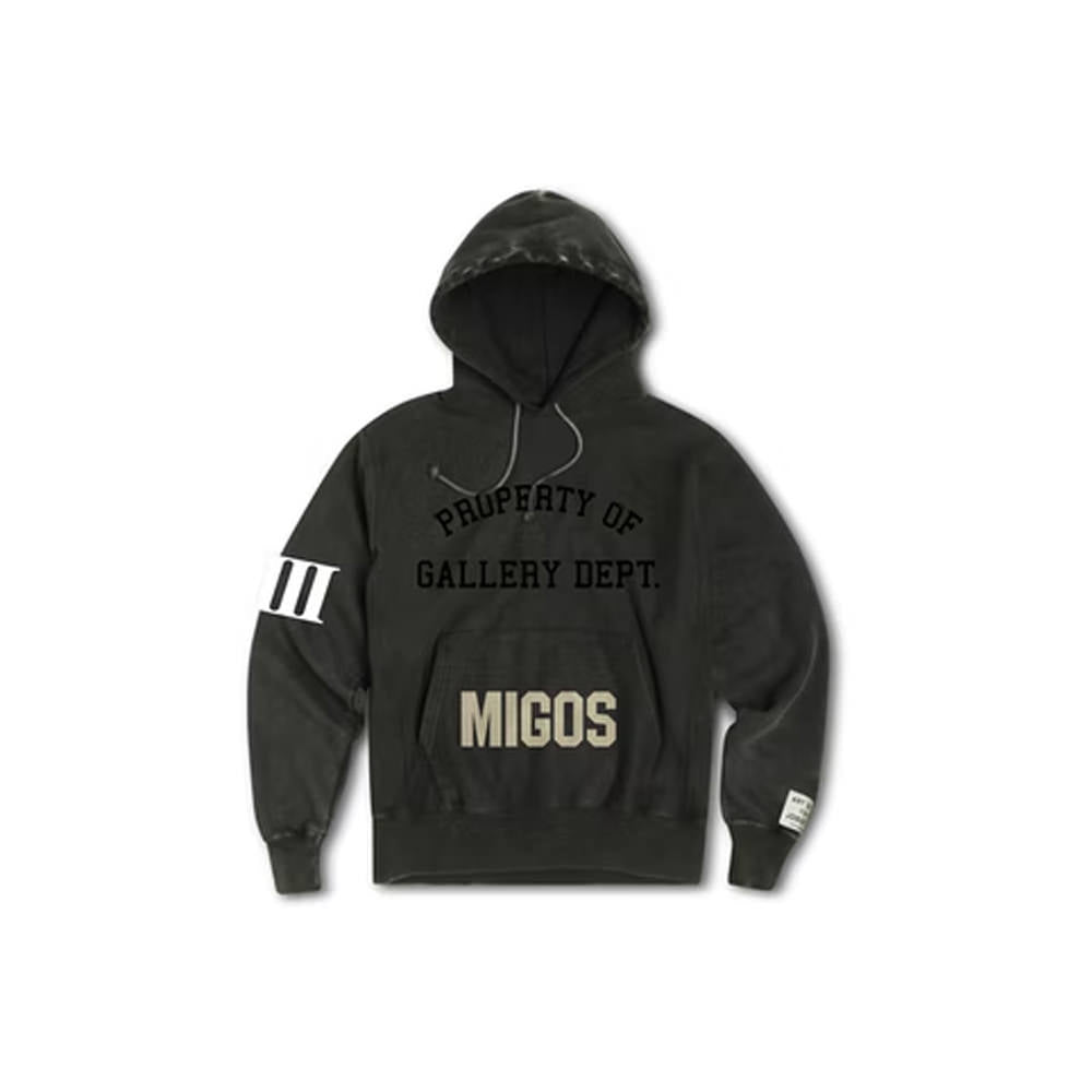 Gallery Dept Migos X For Culture Iii Yrn Hoodie Washed Black