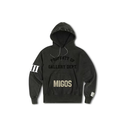 Gallery Dept Migos X For Culture Iii Yrn Hoodie Washed Black