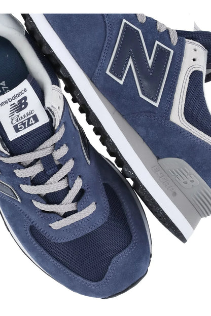 New Balance 574 Navy Grey White (Women's)