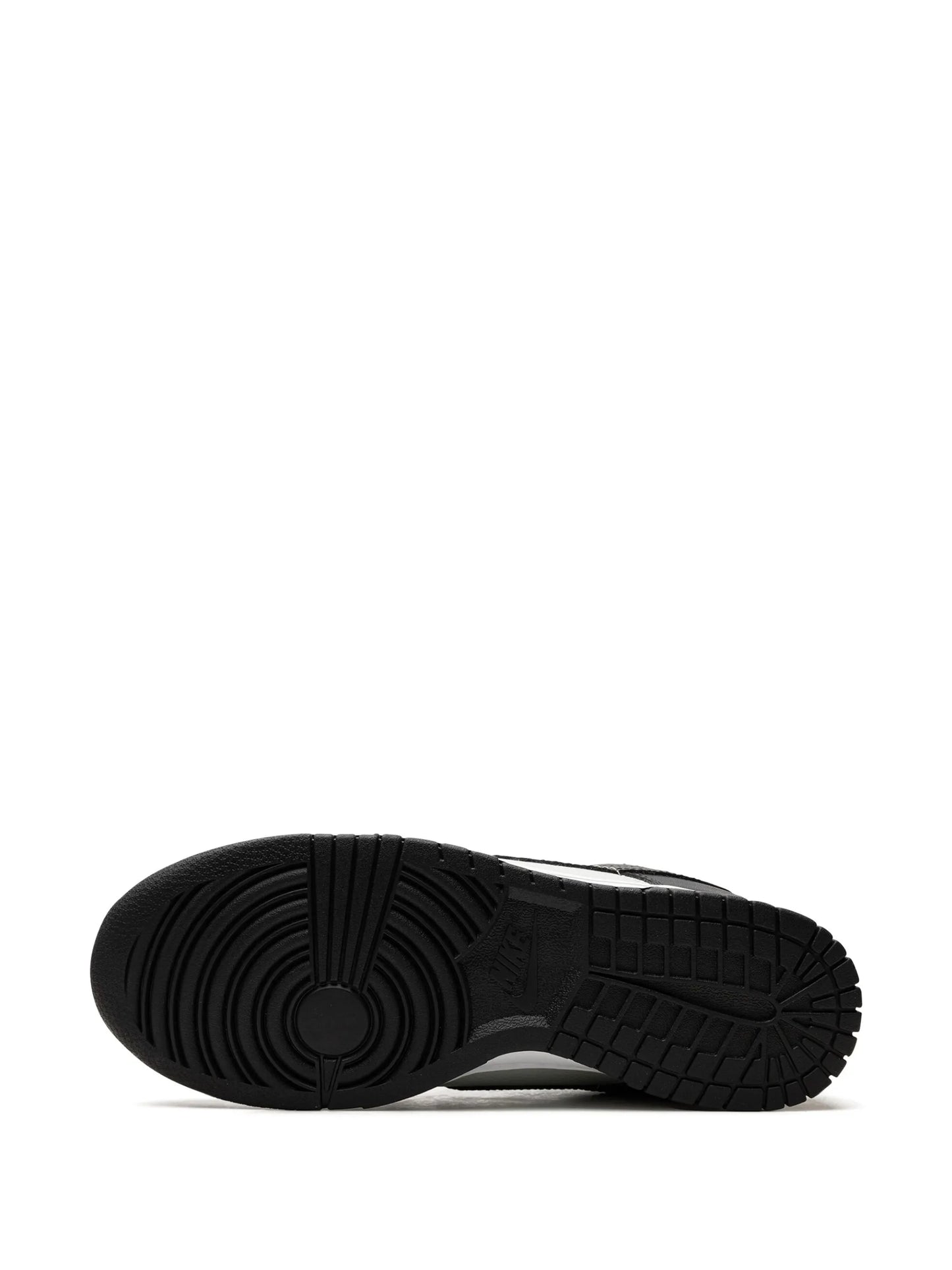 Nike Dunk Low Black Bright Mandarin Mini Swoosh (GS)