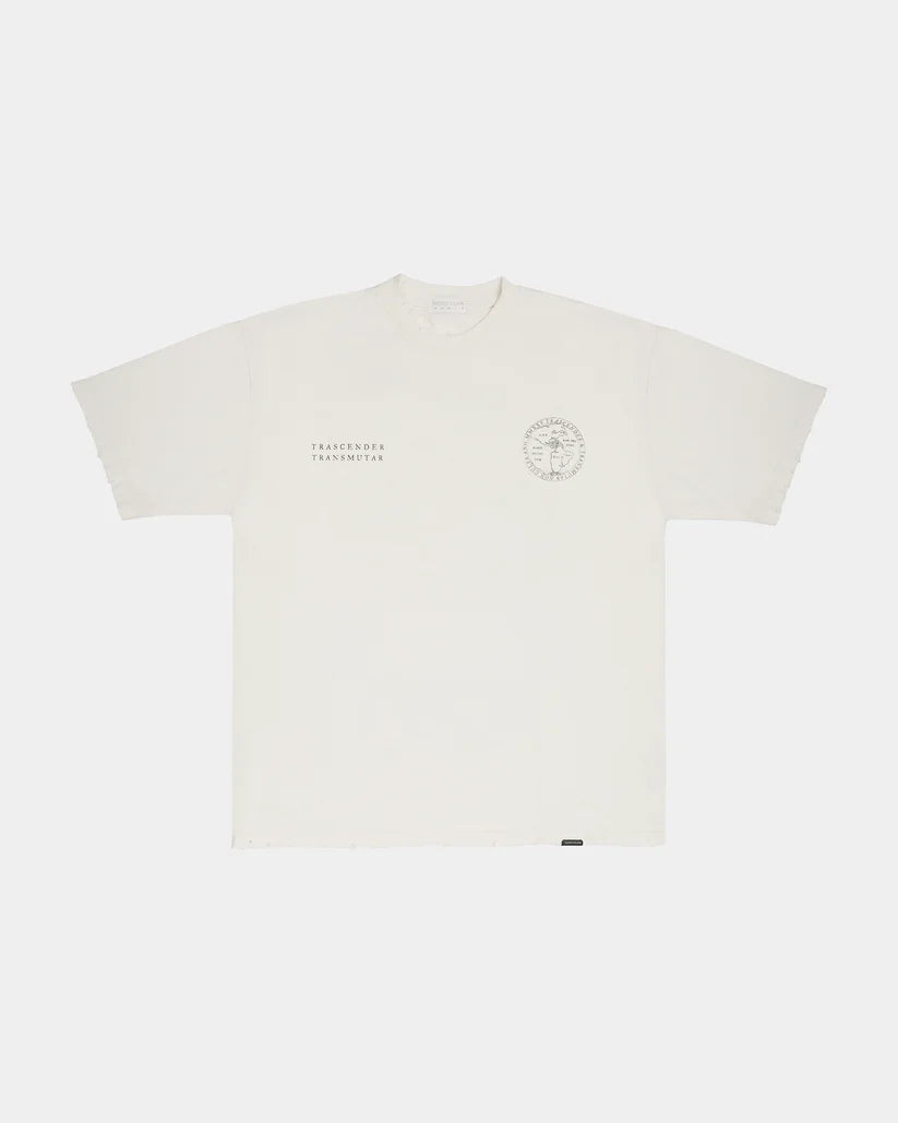 Non Culpa Camiseta Trascender & Transmutar Blanca