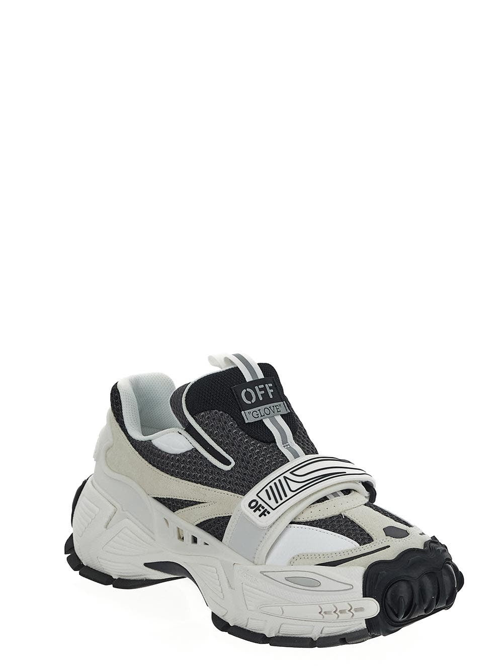 OFF-WHITE Glove Slip On Grey On Grey