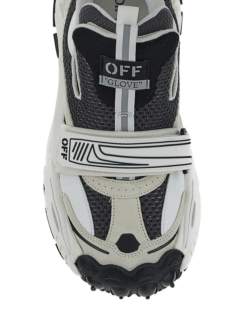 OFF-WHITE Glove Slip On Grey On Grey
