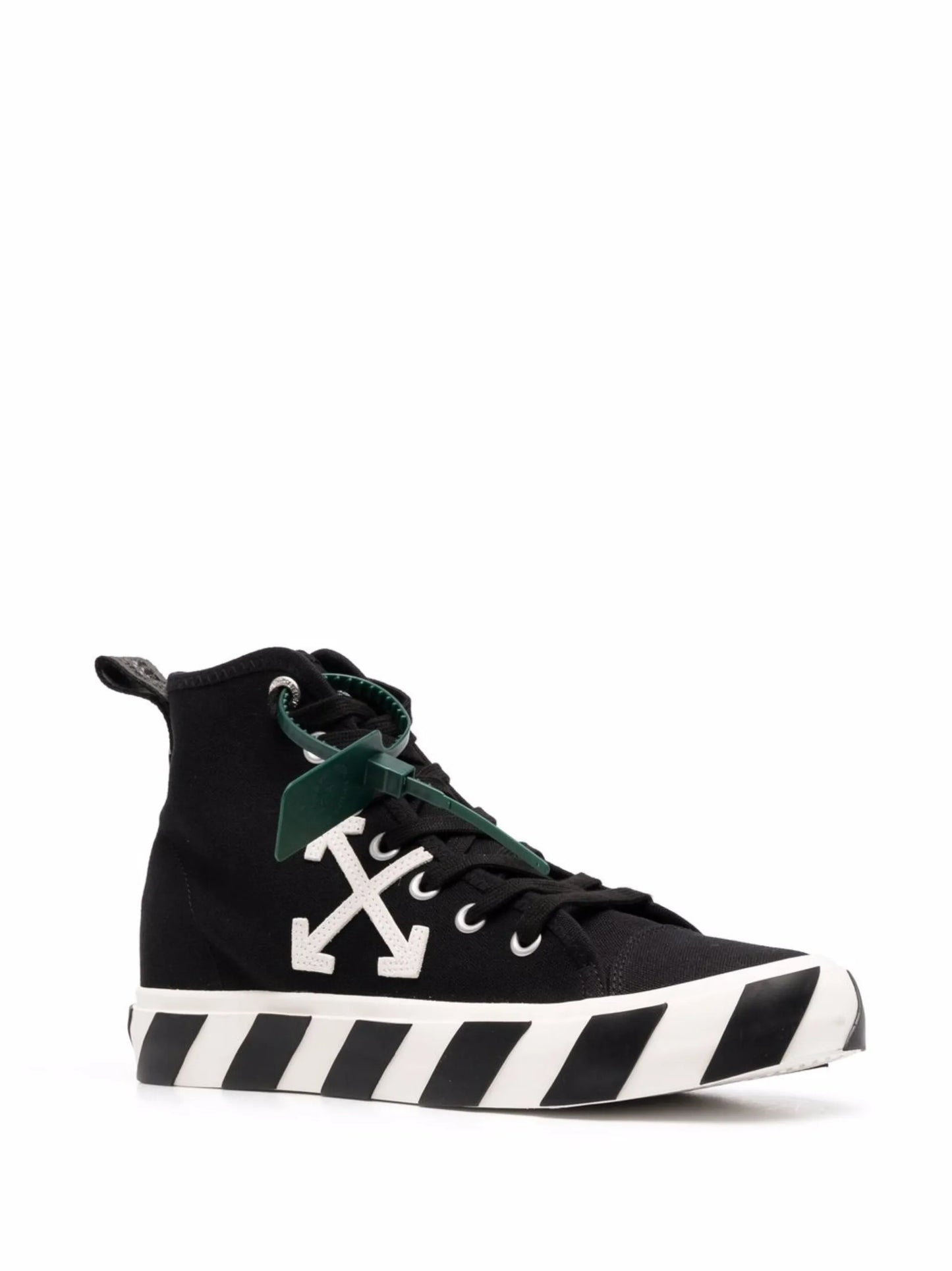 OFF-WHITE Vulc Mid Canvas Black White
