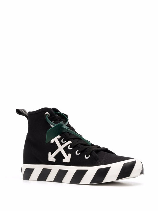 OFF-WHITE Vulc Mid Canvas Black White