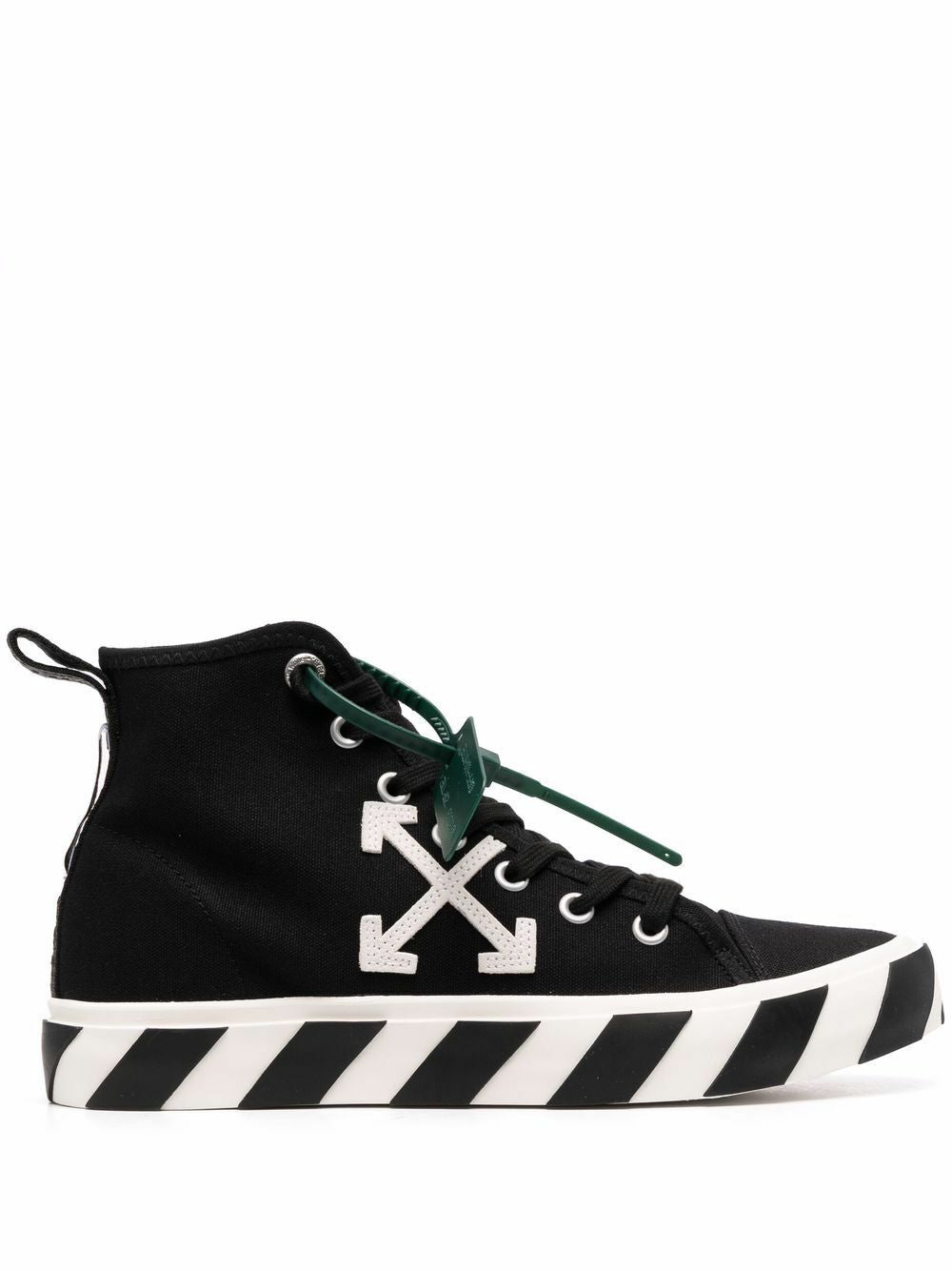 OFF-WHITE Vulc Mid Canvas Black White