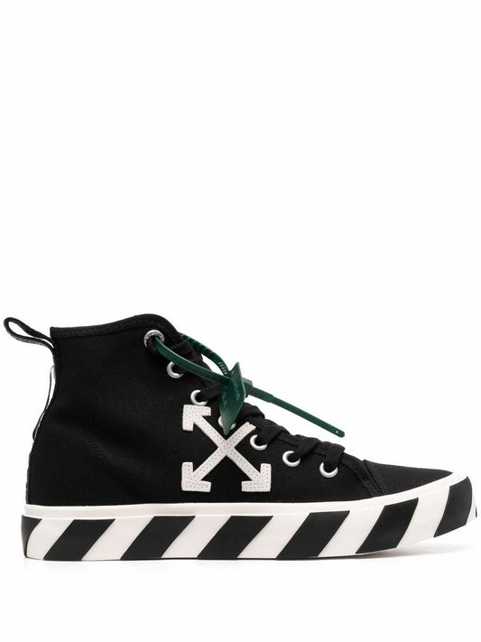 OFF-WHITE Vulc Mid Canvas Black White