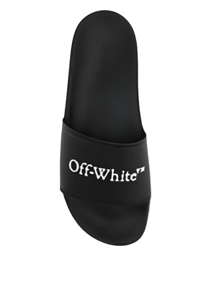 Off White Bookish Slider Black White