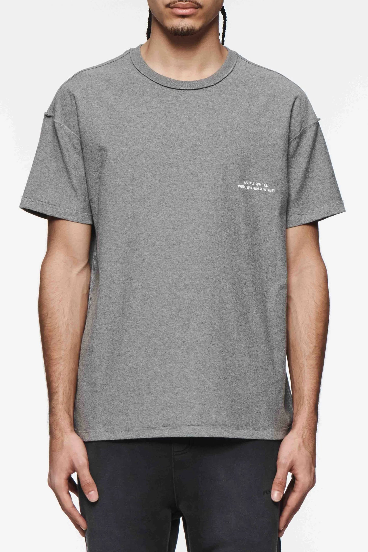 Purple Brand Tee Grey