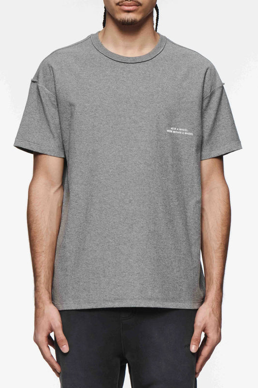Purple Brand Tee Grey