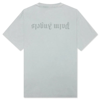 Palm Angels Gd Reverse Logo Tee Light Grey
